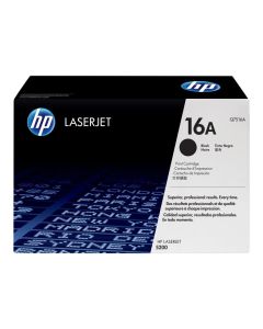 HP 16A original LaserJet Toner cartridge Q7516A black standard capacity 12.000 pages