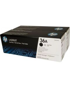 HP 36A original LaserJet Toner cartridge CB436A black standard capacity 2.000 pages