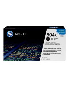 HP 504X original Colour LaserJet Toner cartridge CE250X black 10.500 pages