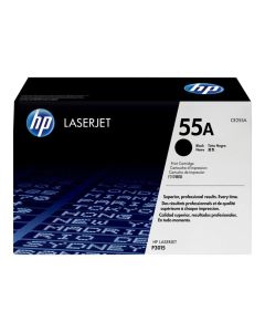 HP 55A original LaserJet Toner cartridge CE255A black standard capacity