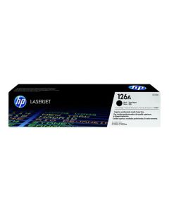 HP 126A original LaserJet Toner cartridge CE310A black standard capacity 1.200