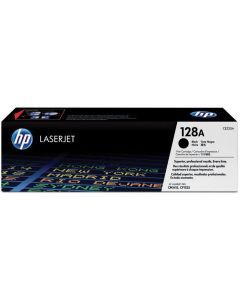 HP 128A original LaserJet Toner cartridge CE320A black standard capacity