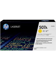 HP 507A original toner cart yellow 6.000 pages