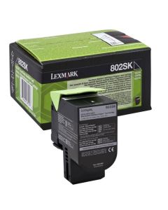 LEXMARK 802SK toner cartridge black standard capacity 2.500 pages
