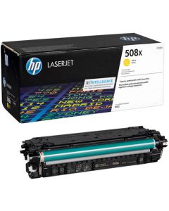 HP 508X оригинален, за HP Color LaserJet Enterprise M553, 9500 копия, жълт цвят