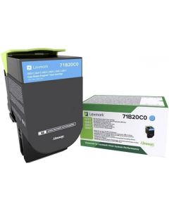 LEXMARK 3K Return Program Cyan Toner Cartridge CS-CX317 417 517