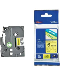 BROTHER P-Touch TZE-611 black on yellow 6mm