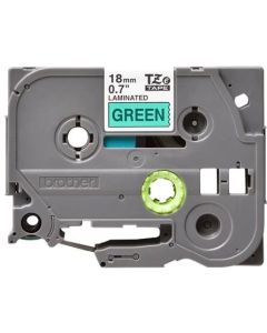 BROTHER P-Touch TZE-741 black on green 18mm