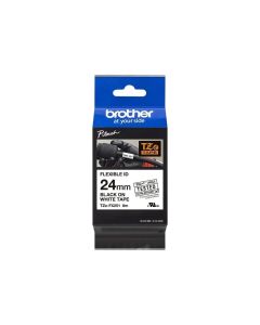 BROTHER P-Touch TZE-FX251 black on white 24mm