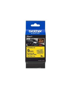 BROTHER P-Touch TZE-FX621 black on yellow 9mm