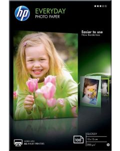 HP original Everyday Glossy photo paper white 200g-m2 100x150mm 100 sheets 1-pack