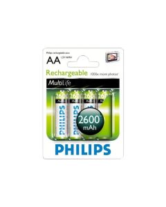PHILIPS MULTILIFE AA 4-BLISTER NIMH 2600