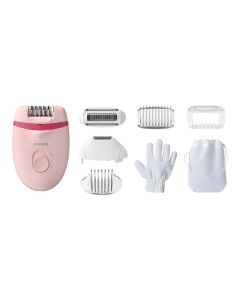 Philips Epilator Satinelle Essential - C opti-light + 7 accessories