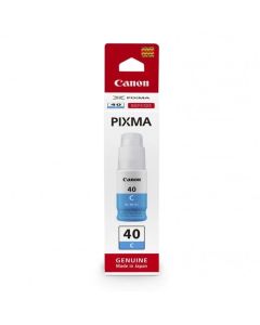 Оригинално мастило за принтер Canon GI-40C, 7700 страници-5%, Cyan