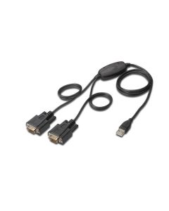 DIGITUS DA-70158 :: USB 2.0 към 2x RS-232 кабел