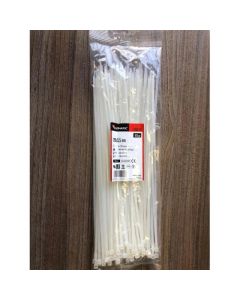 Кабелни връзки 290х3.5 /100бр/ ELEMATIC  БЕЛИ