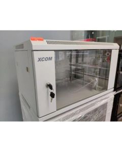 Шкаф 6U 600X450мм W600/D450/H370, отваряеми страници, под/стена - RAL7035