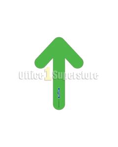 Стикер за под Стрелка, PVC, зелена, 30 х 20 cm