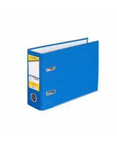 Office 1 Класьор, банков А5, 8 cm, син