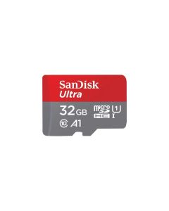 Sandisk Ultra microSDHC, 32GB, A1, UHS-I, U1, Class 10, 120MB-s, Адаптер