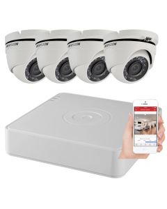 Комплект 4 бр. 5Mpx HD камери с DVR, преходници и захранване