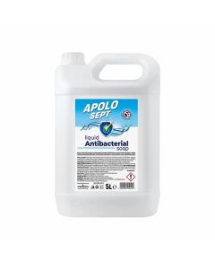 Антибактериален сапун Apolo Sept, течен, 5 L