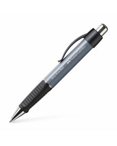 Faber-Castell Химикалка Grip Plus, автоматична, сива