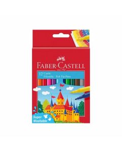 Faber-Castell Флумастери Замък, 12 цвята