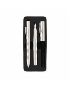 Faber-Castell Писалка и химикалка Grip 2010, M, цвят кокосово мляко