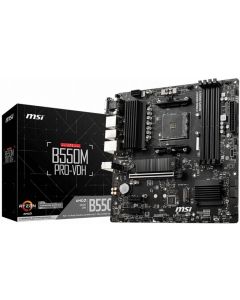 MSI B550M PRO-VDH (AM4, 4xDDR4, 1xPCI-E X16 4.0-3.0, 2xPCI-E X1