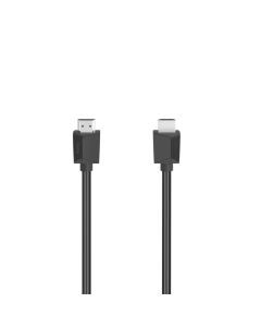 Кабел HAMA 205004, HDMI мъжко - HDMI мъжко, 4K, 18Gbit-s, Ethernet, 0.75 м, Екраниран, Черен