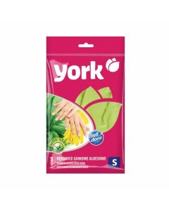 Ръкавици Алое Вера York, гумени, S
