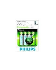 PHILIPS Rechargeable battery AA 2100 mAh 4-blister