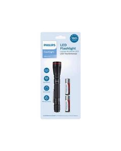 PHILIPS Flashlight LED IPX4 batteries 2AA included