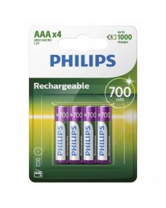 PHILIPS Rechargeable battery AAA 700mA 4pcs