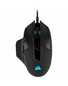 CORSAIR NIGHTSWORD RGB, Performance Tunable FPS-MOBA, Black, Backlit RGB LED, 18000 DPI, Optical