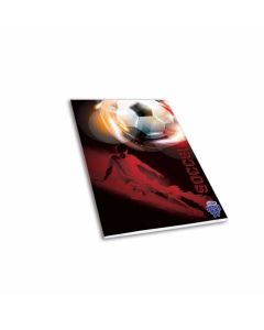 Skag Тетрадка AR, спирала, 2 теми, 17 х 25 cm, 60 листа, футбол