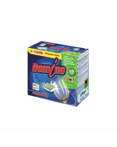 Domino Таблетки за съдомиялна машина, 5 в 1, 15+5 броя