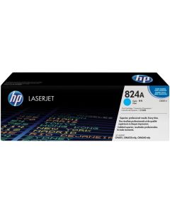 HP 824A, за HP Color Laser Jet CP6015/CM6030/CM6040, 21000 копия, циан