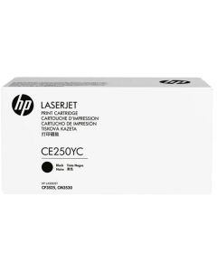 HP CE250YC, оригинален, за HP LaserJet CM3530/CP3525, 12000 копия, черен