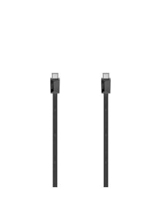 Кабел HAMA eMarker чип  USB 3.2 Gen 2, USB-C мъжко - USB-C мъжко, 1 м, 10 Gbit-s, 5A-100W
