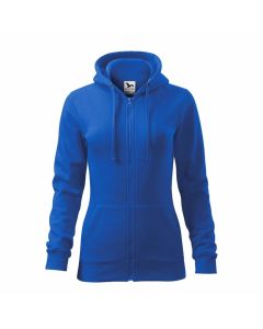 Malfini Дамски суитшърт Zipper 411, поларен, размер L, син