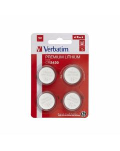 Литиева батерия Verbatim, CR2430, 3 V, 4 броя