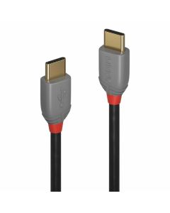 USB 2.0 кабел, Anthra Line, Type C-C, M-M, 3A (60W), 3.0 м