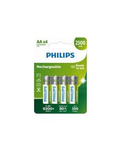 Акумулаторна батерия Philips 2500mAh 1.2V, 4 броя
