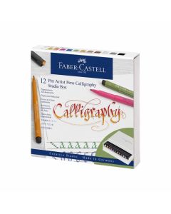 Faber-Castell Маркери Pitt Artist, за калиграфия, 12 цвята