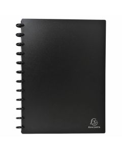 Exacompta Визитник, A4, PP, за 196 визитки, черен