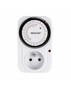 Контакт Sencor SST 11MW, механичен, с таймер, 3600 W, максимален ток 16 A