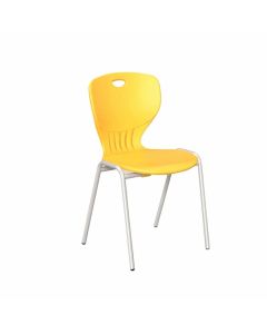 Ученически стол RFG Maxima A, от V до VIII клас, 43 х 45 х 43 cm, до 120 kg, жълт