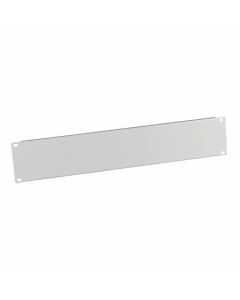 Покриващ панел, 19", 2U, светло сив